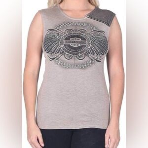 Harley-Davidson Women's Gray Tank Top